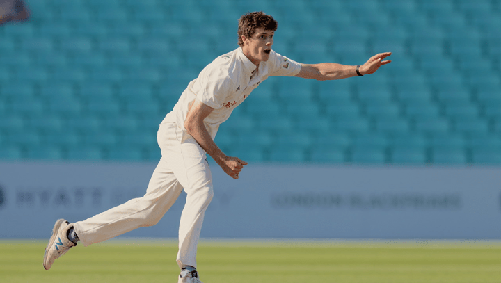 Harrison at the Oval v Surrey