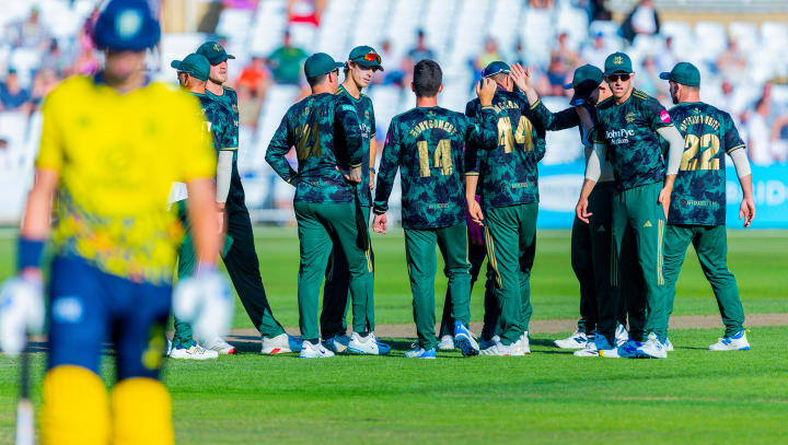 Team celebrations Durham