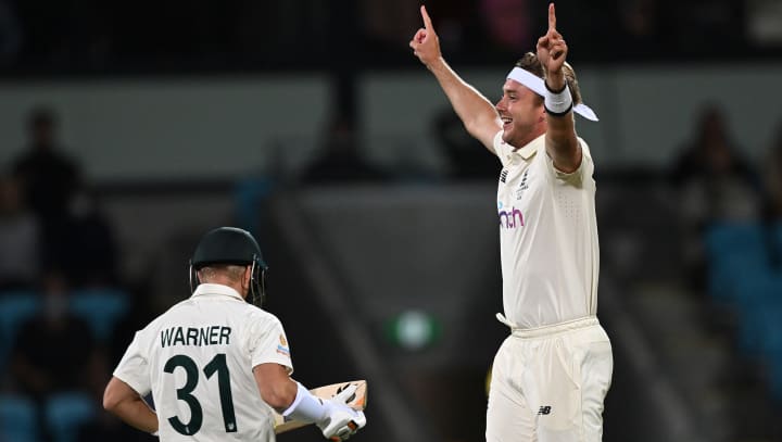 Stuart Broad David Warner