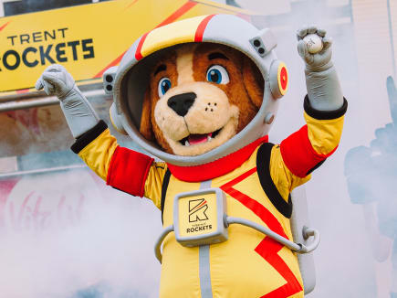 ROCKETS GO STRATOSPHERIC WITH LAUNCH BALL AND SPACEDOG