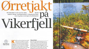 Les artikkel om ørretfiske på Vikerfjell i bladet Alt om Fiske nr 10 - 2011