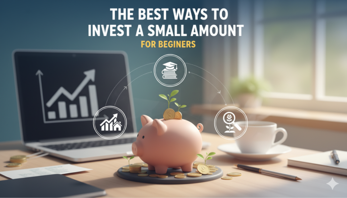 أفضل طرق استثمار مبلغ مالي صغير للمبتدئين