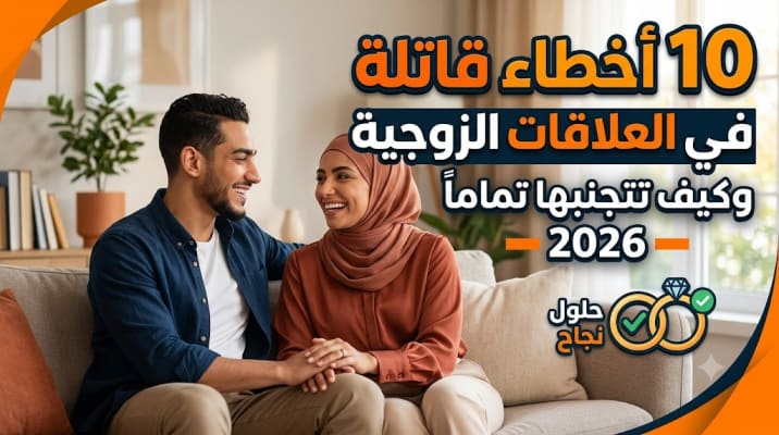10 أخطاء قاتلة في العلاقات الزوجية وكيف تتجنبها تماماً 2026