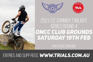 Entries open: R4 of OMCC Summer Series - 19th Feb Entries open: R4 of OMCC Summer Series - 19th Feb