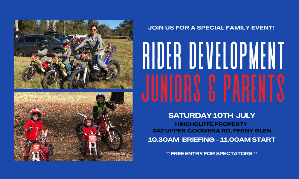 Family Rider Development - Sat 10th July | Trials Australia