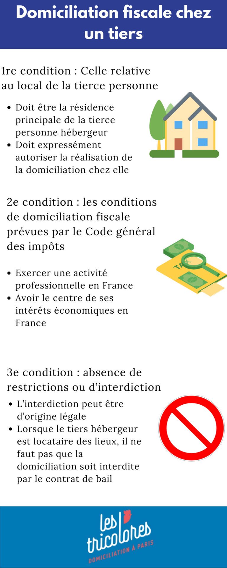 Domiciliation fiscale chez un tiers : tout savoir en 2 minutes