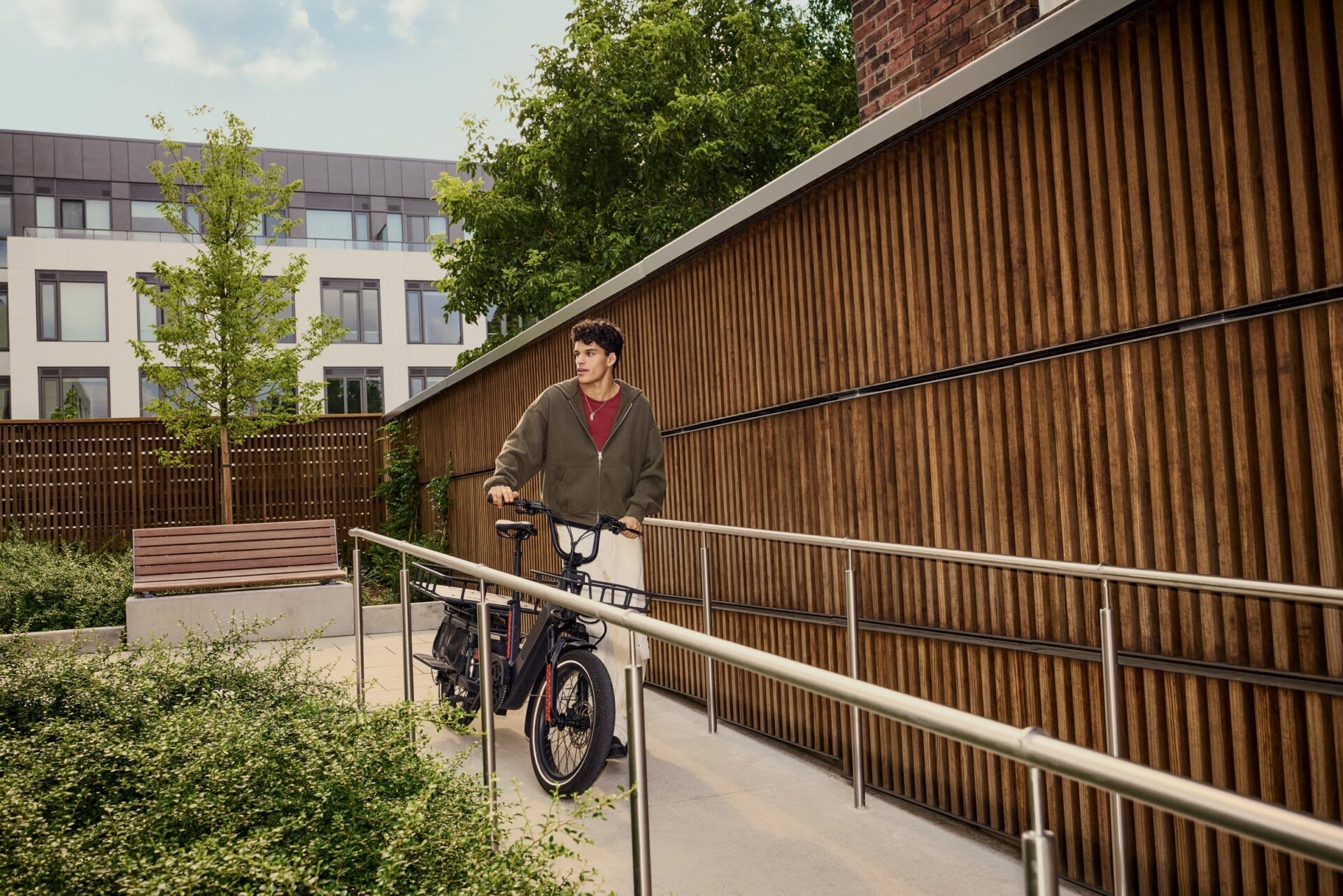 Outdoor bike vault