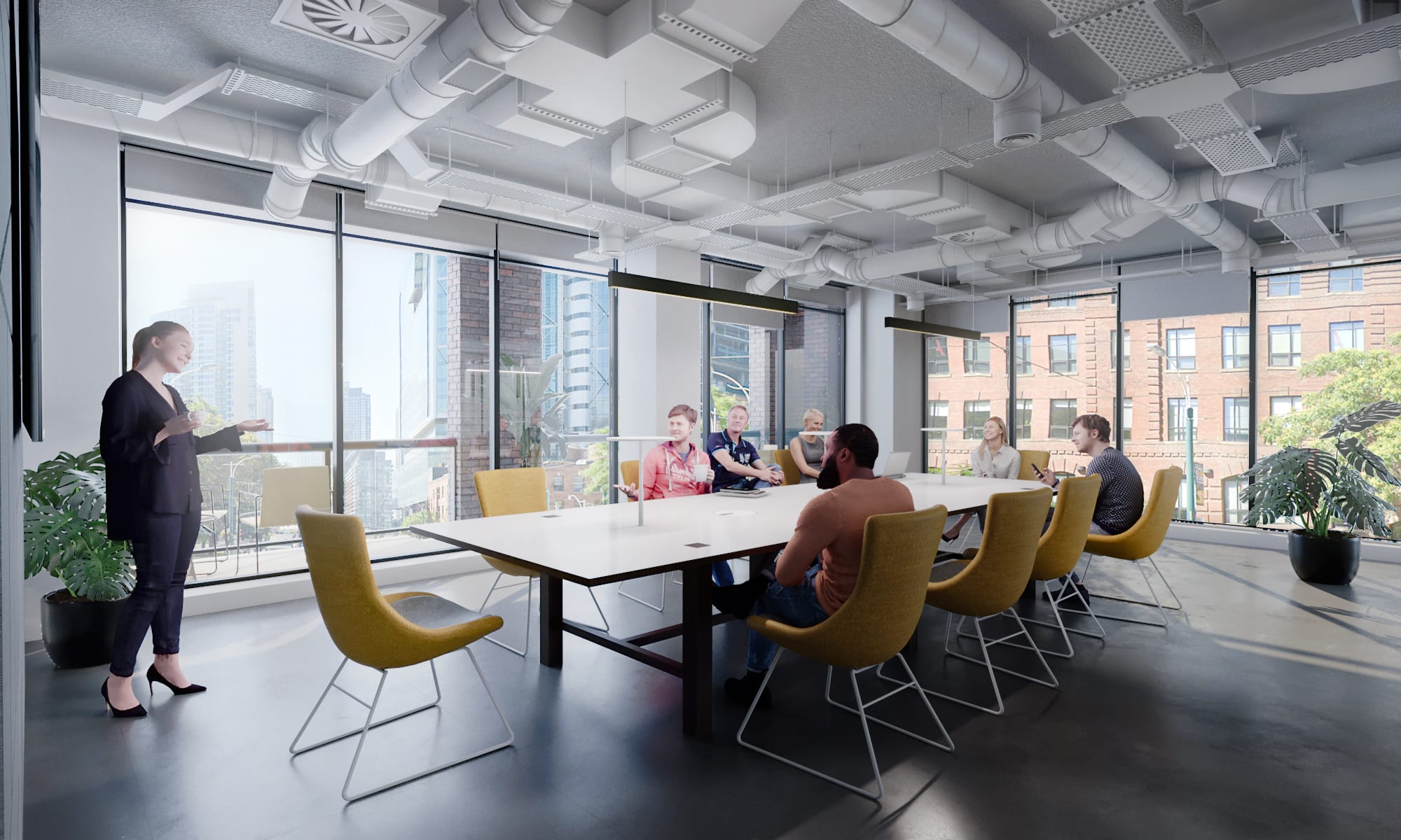 57 Spadina commercial boardroom