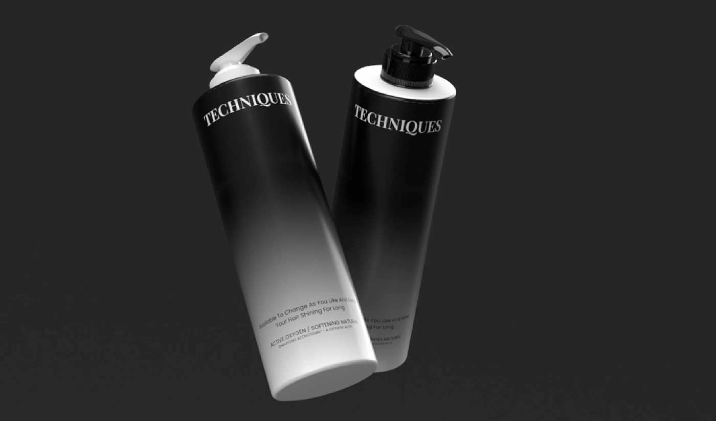 克比提護髮素與洗髮精展示動圖