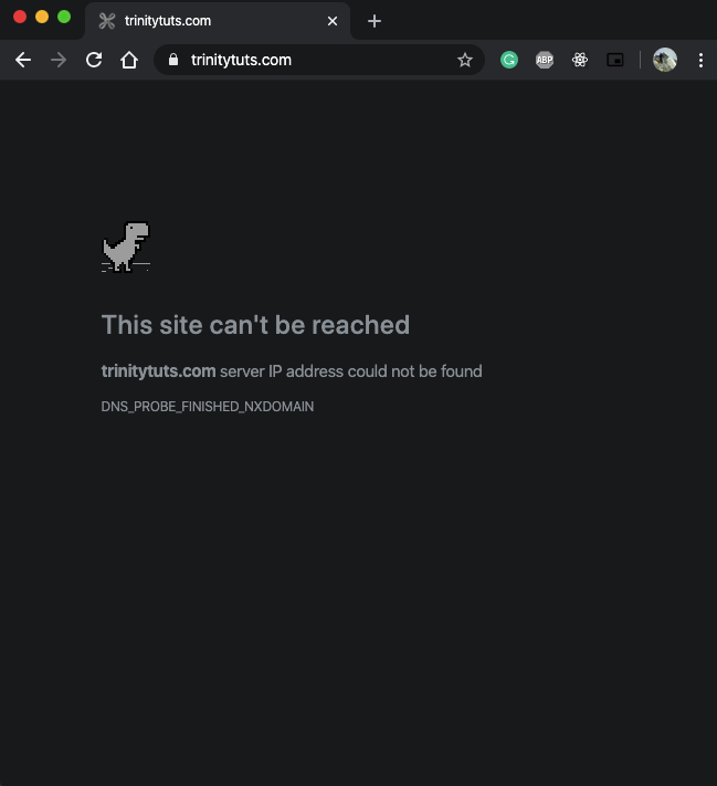 Resolve Dns Probe Finished Nxdomain In Linux Trinitytuts Tips