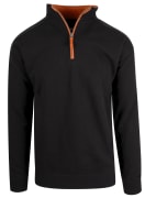 Valdez Genser m.glidelås Sort/Orange