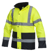 NWC Starline vinterjakke K2 vattert, Gul HiVis