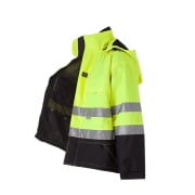 NWC Skalljakke Gul Hivis Kl 2