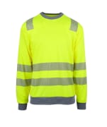 Sundsvall Genser Gul Hivis m.stretch refleks