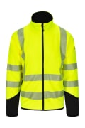 Aalesund Synlig Plus Lett Fleecejakke Gul Hivis