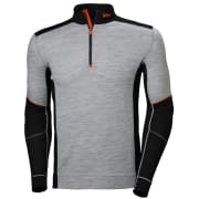 Helly Hansen Lifa Merino Zip Grå/Sort