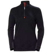 Helly Hansen Lifa Merino Zip Dame Sort