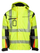 BS Allværsjakke Halten Extreme HiVis kl.3 gul/svart