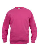 Clique Basic Roundneck Genser Bright Cerise