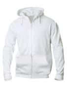 Clique Basic Hoody Full Zip Hvit