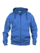 Clique Basic Hoody Full Zip Kongeblå