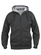 Clique Basic Hoody Full Zip Antrasitt Melange