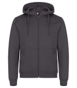 Clique Miami Hoody FZ Metal Grey