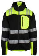 Frontline Strikkefleece Sort/HiVis