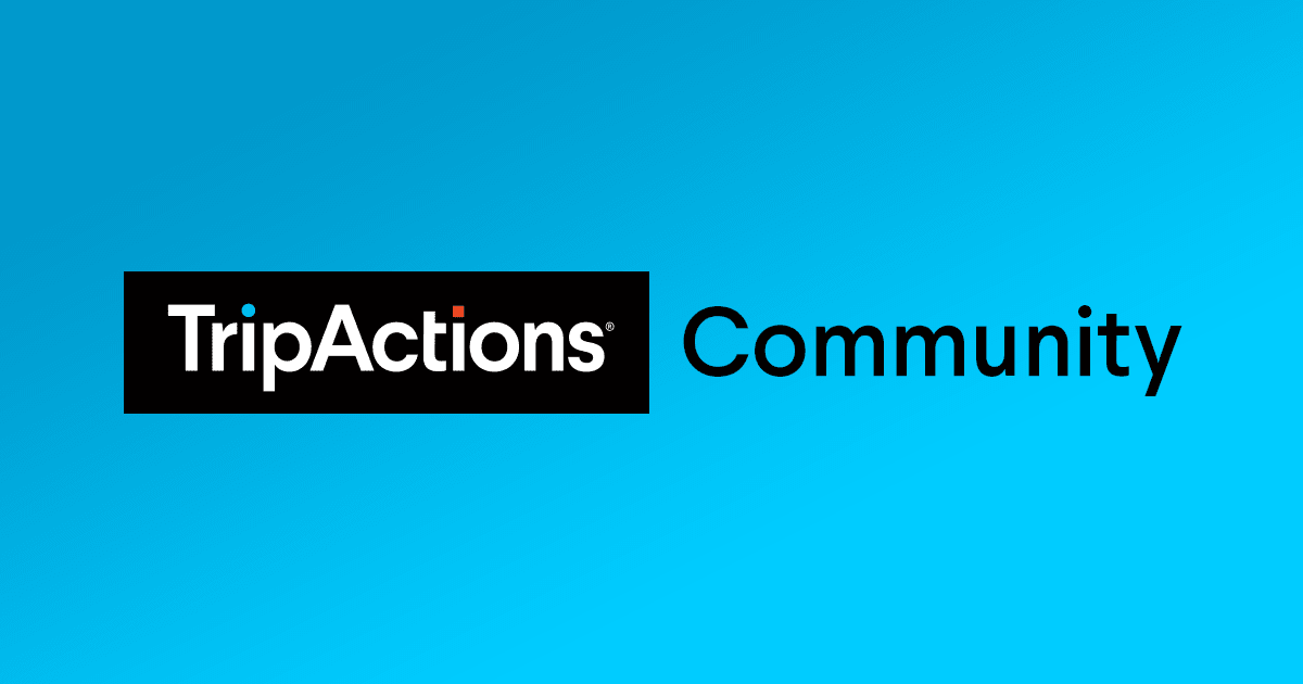 Business Travel Continuity - TripActions Community