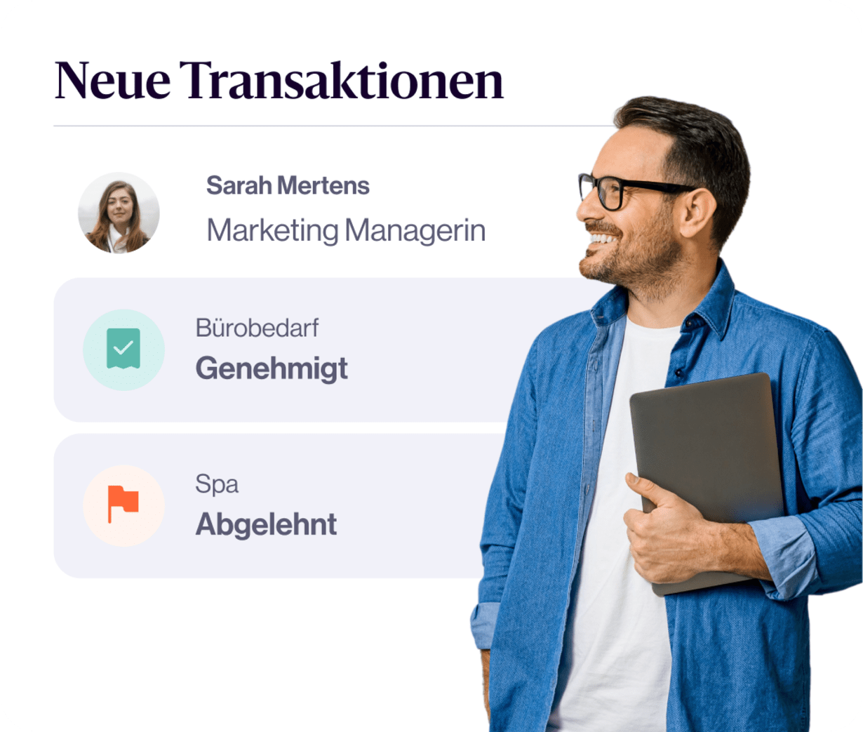 Transaktionsübersicht in Navan