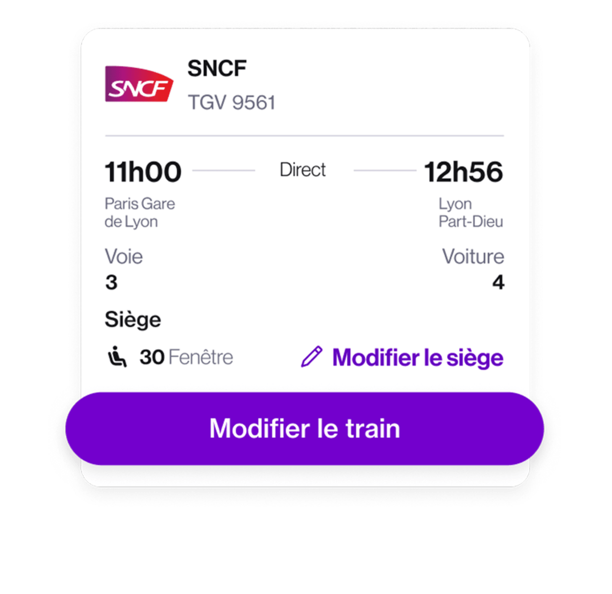 Voyage en train avec Navan mobile