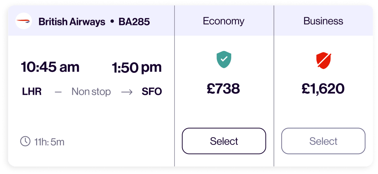 new sem page travel spend control desktop