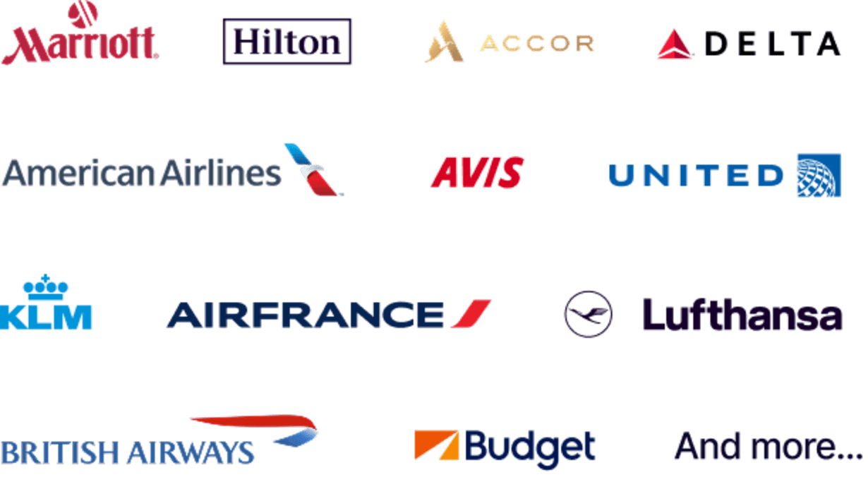 Airlines and logos - colorful mobile