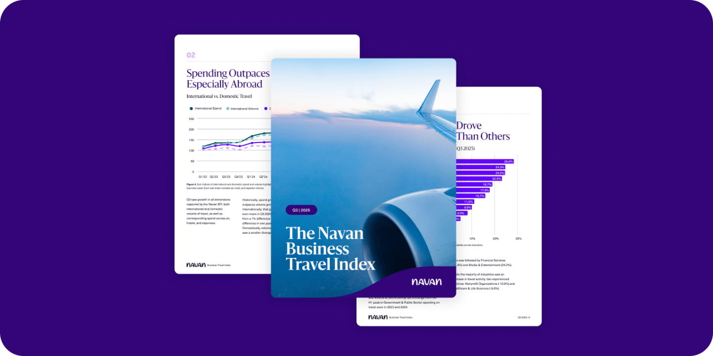Navan Business Travel Index Report - Q3 2025