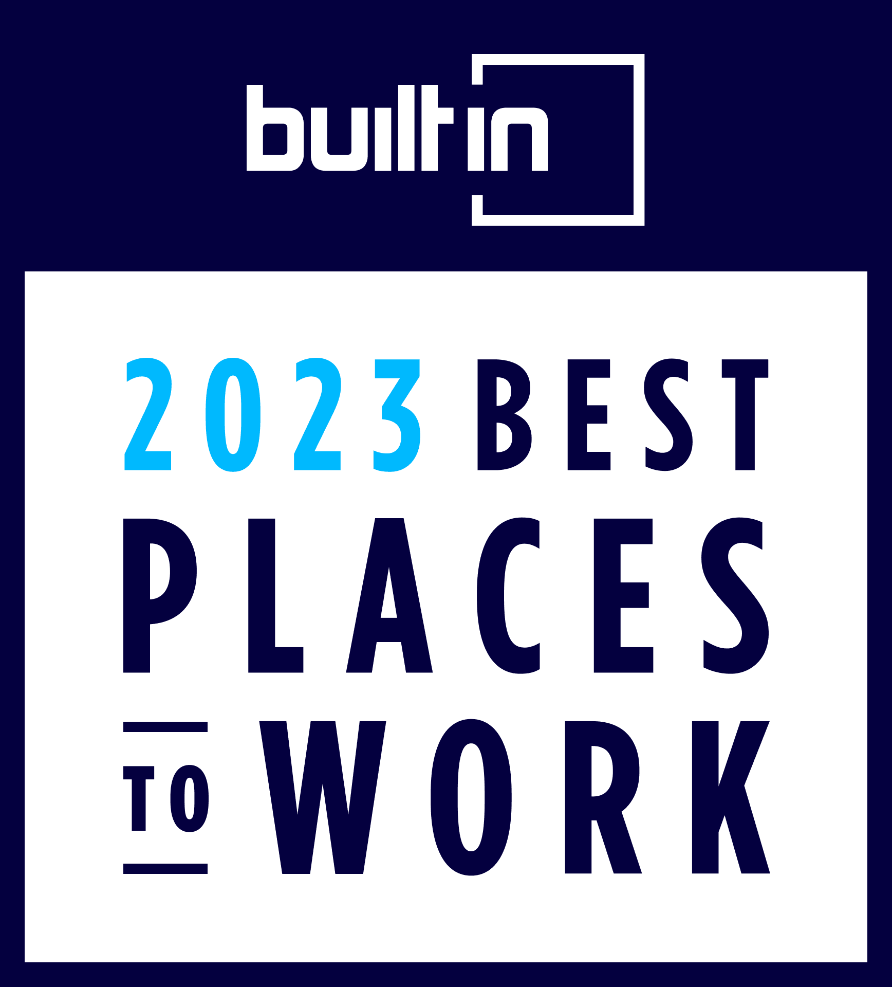 Built In Best Workplaces Award 2023