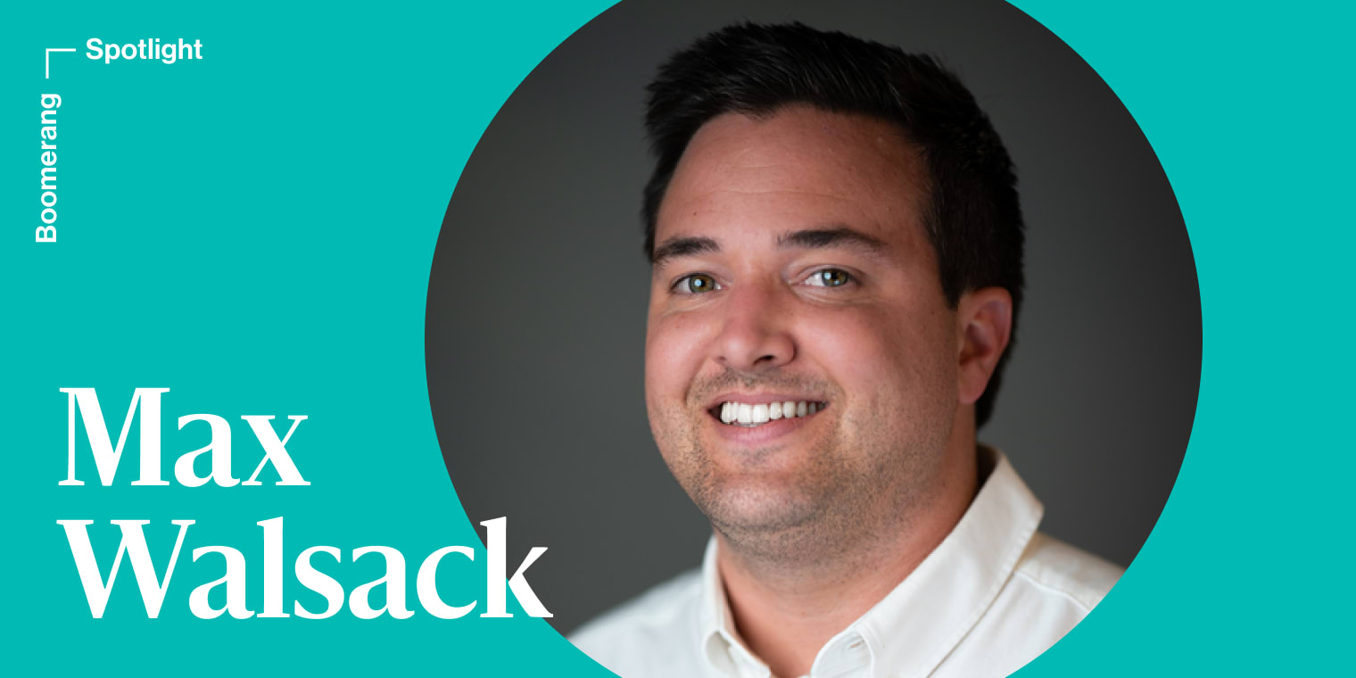 Max Walsack today serves as a mid-market account executive for Navan Expense — the product that drew him back to the company.