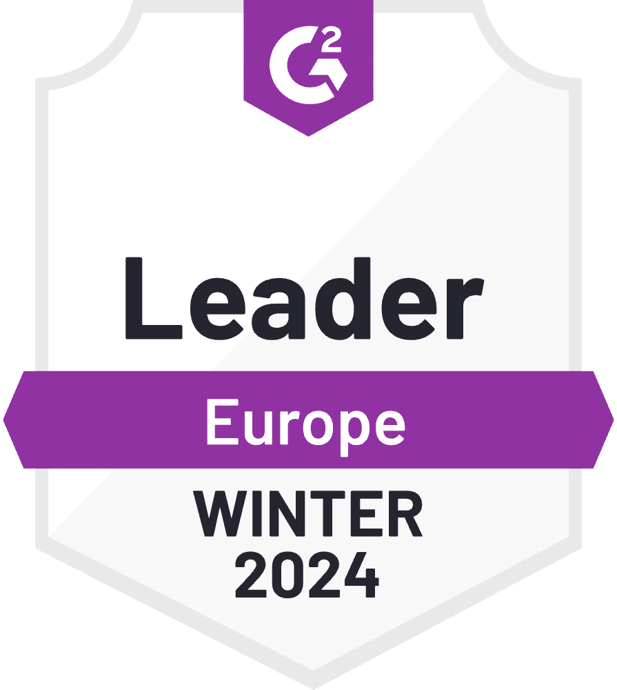 G2-Badge für Navan: Leader Europa Winter 2024