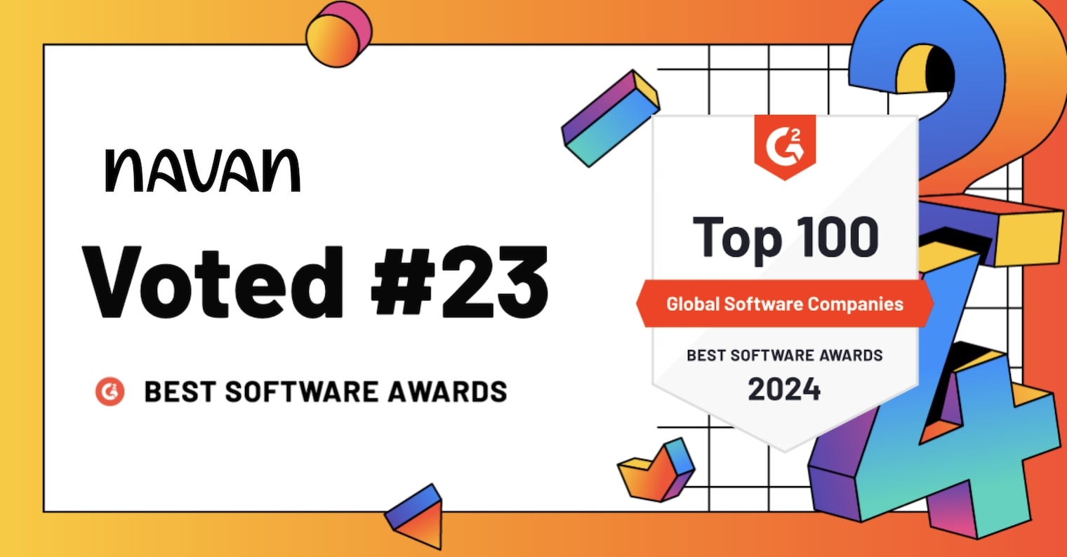 Navan Voted #23 Best Global Software Awards