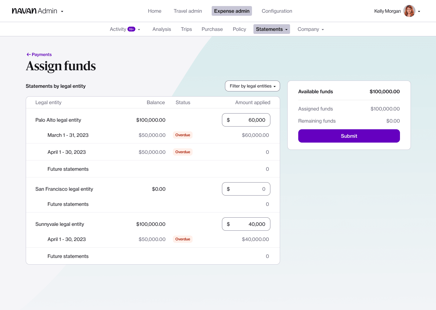 Assign Push Payments