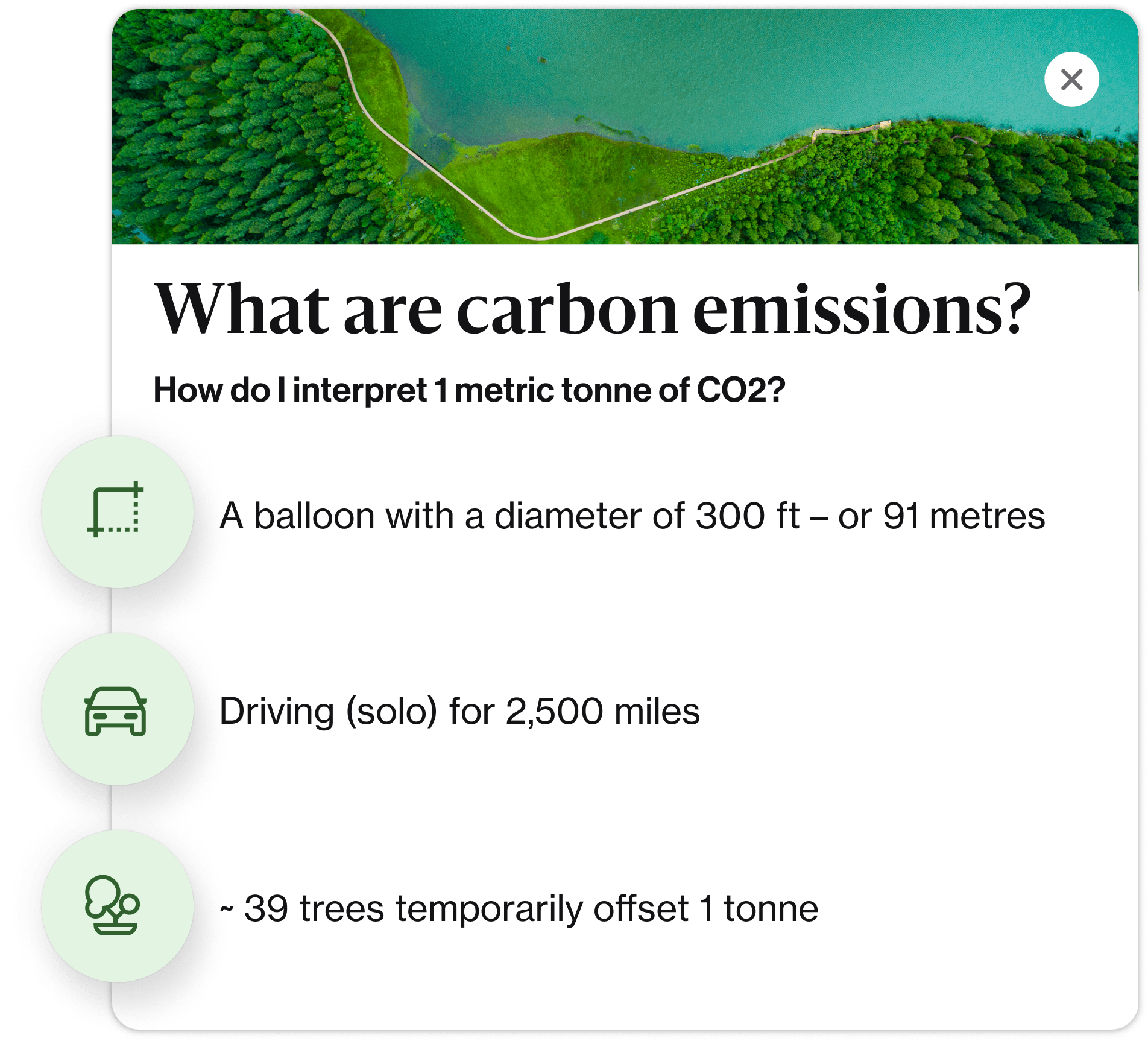 What are carbon emissions? Navan dashboard
