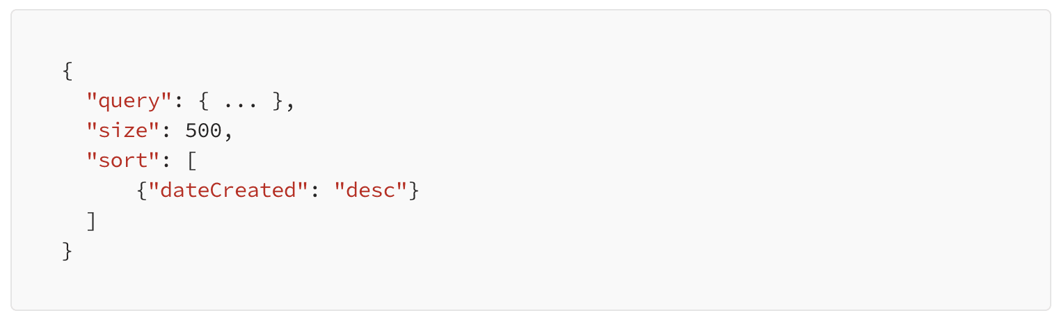 Elasticsearch Pagination Issues - Code Snippet 1