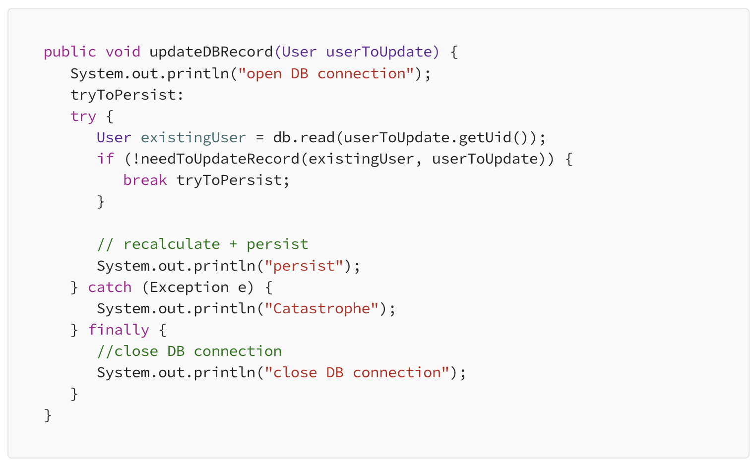 7 Java Features - Code Snippet 6