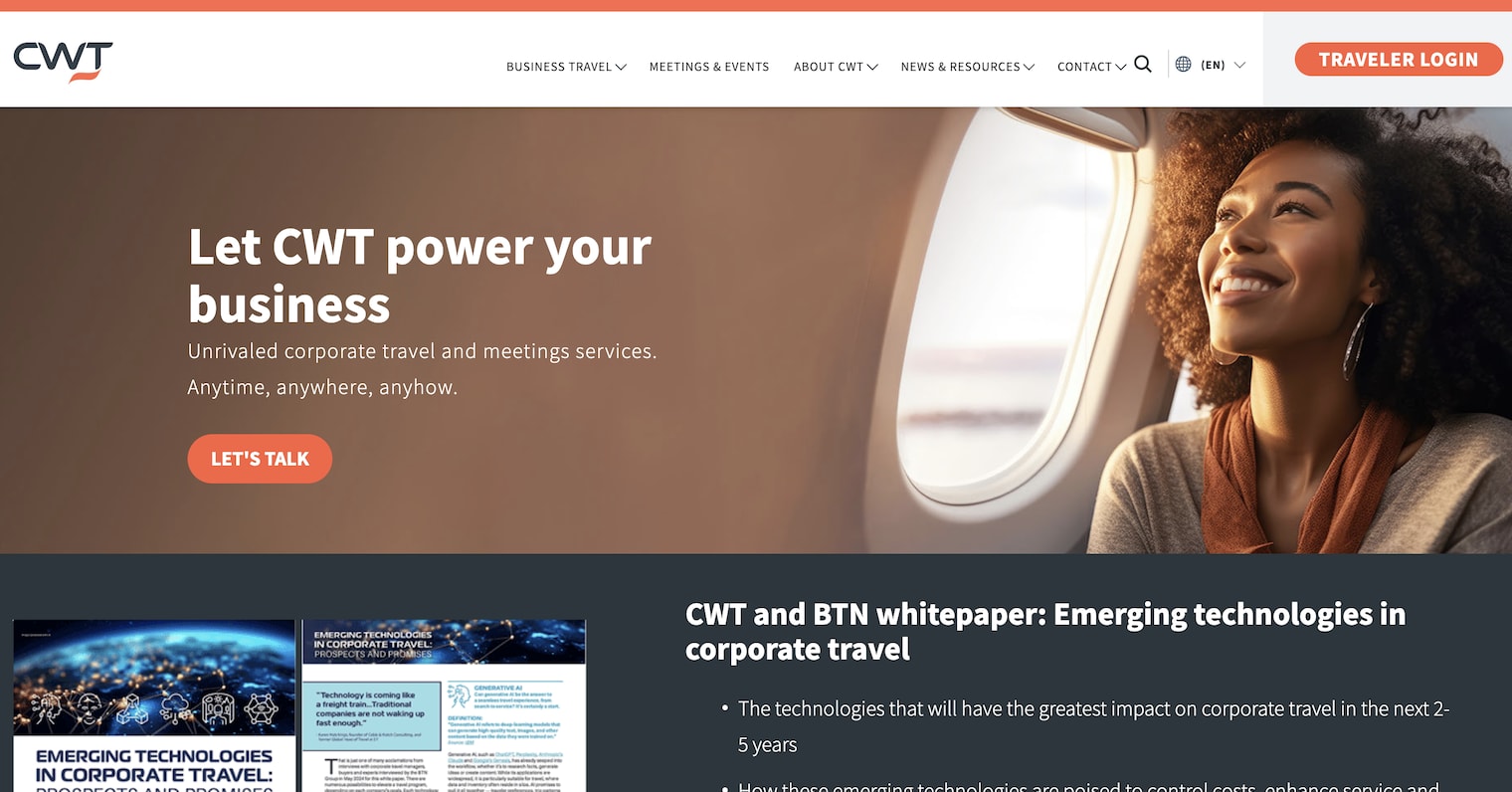 CWT homepage