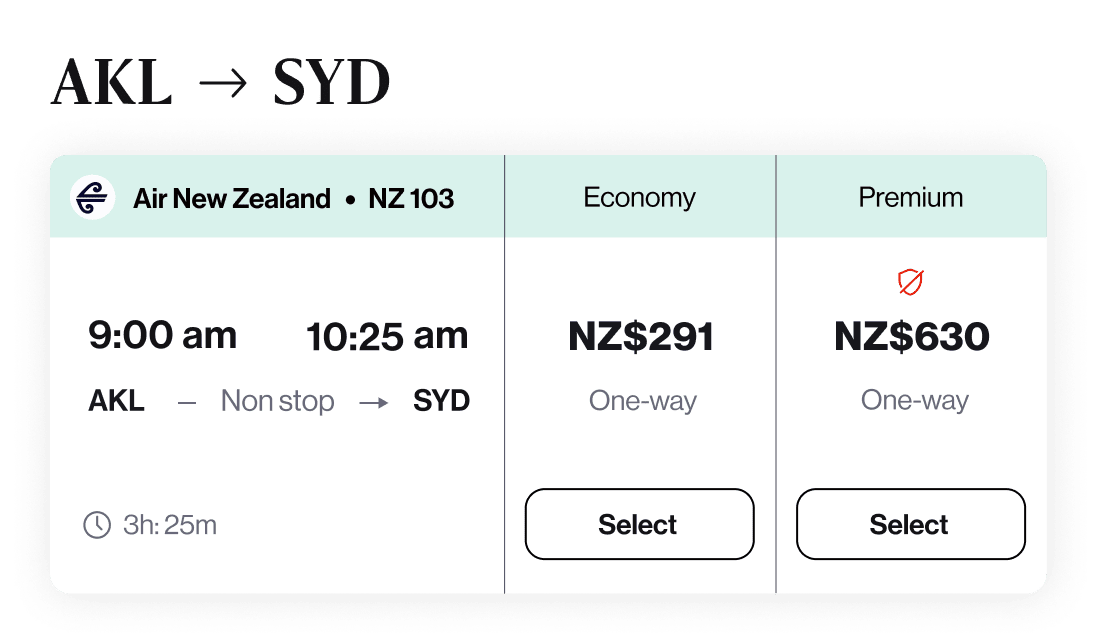 new zealand flights mobile
