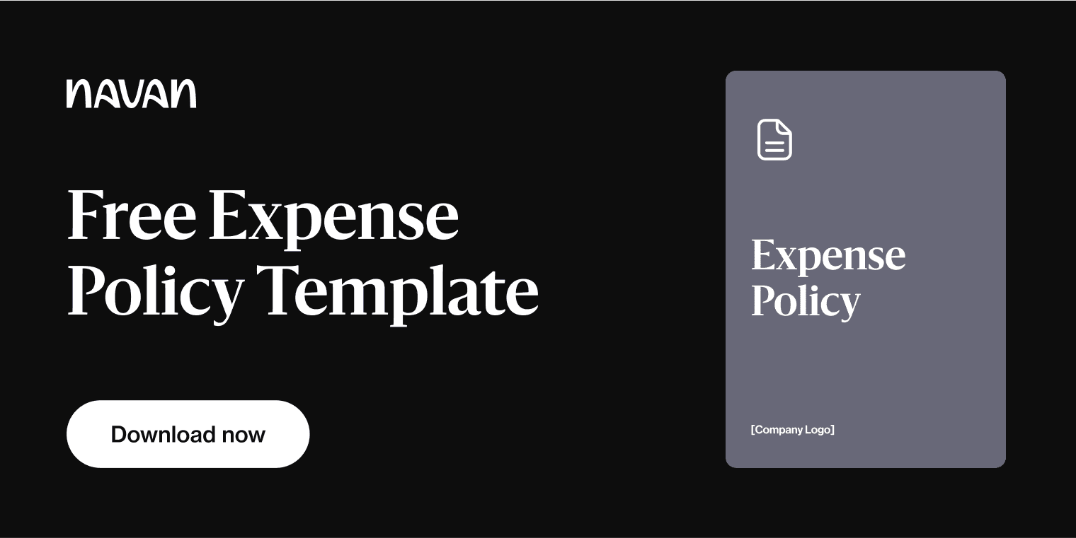 Blog CTA: Free Expense Policy Template