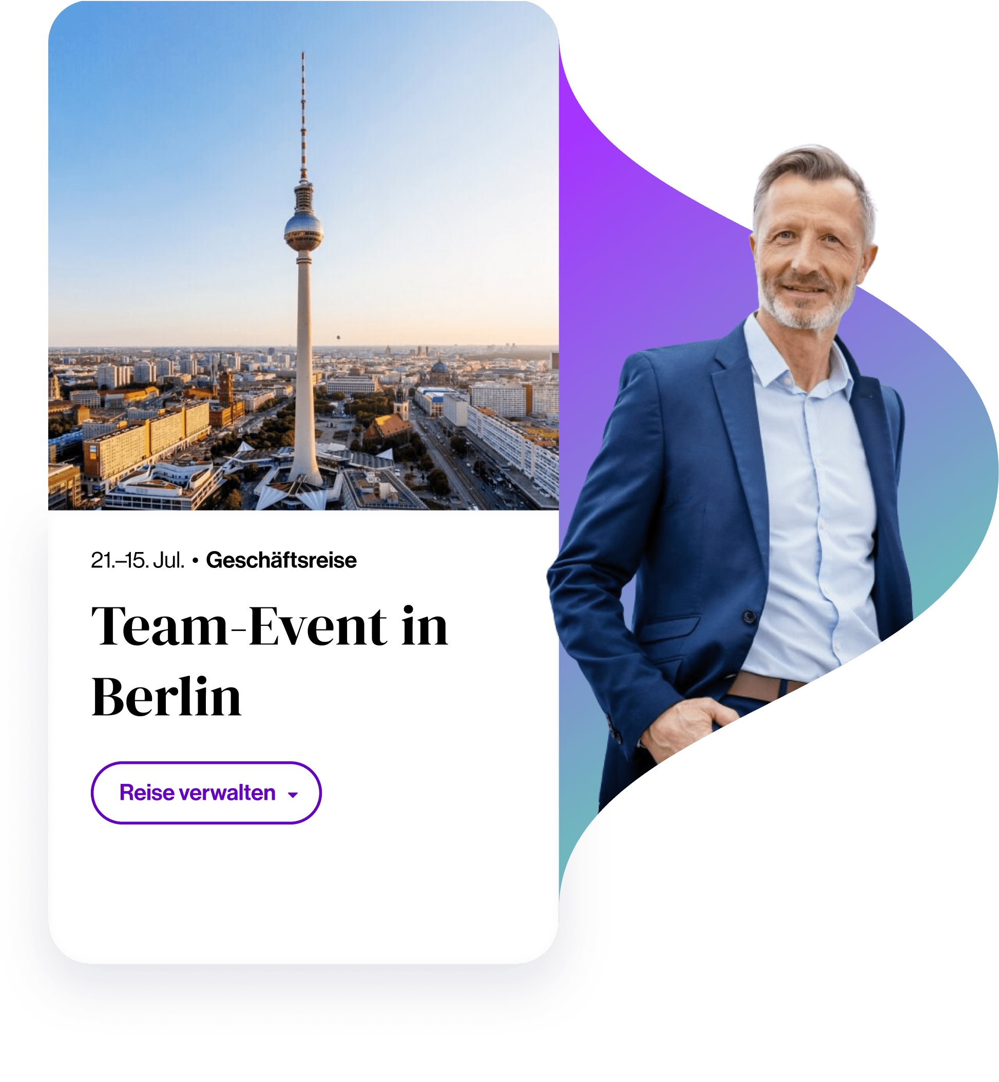 Mit der globalen Travel Management Buchungsplattform von Navan können Unternehmen weltweit Geschäftsreisen und Team Events buchen.