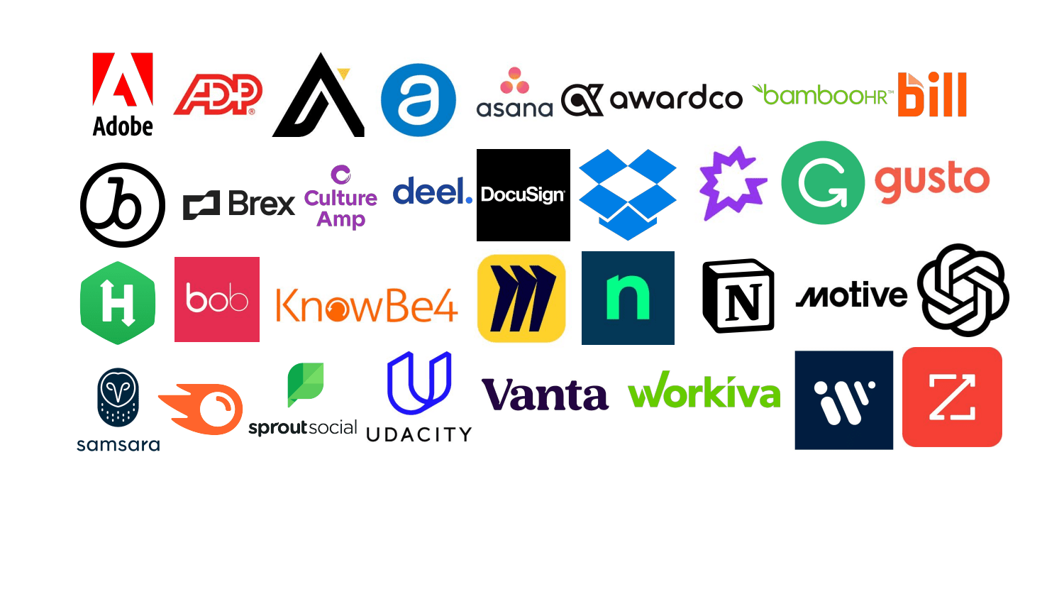 Customer logos