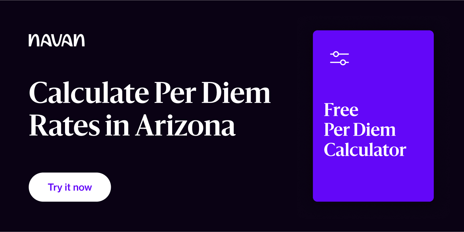 Per Diem Arizona