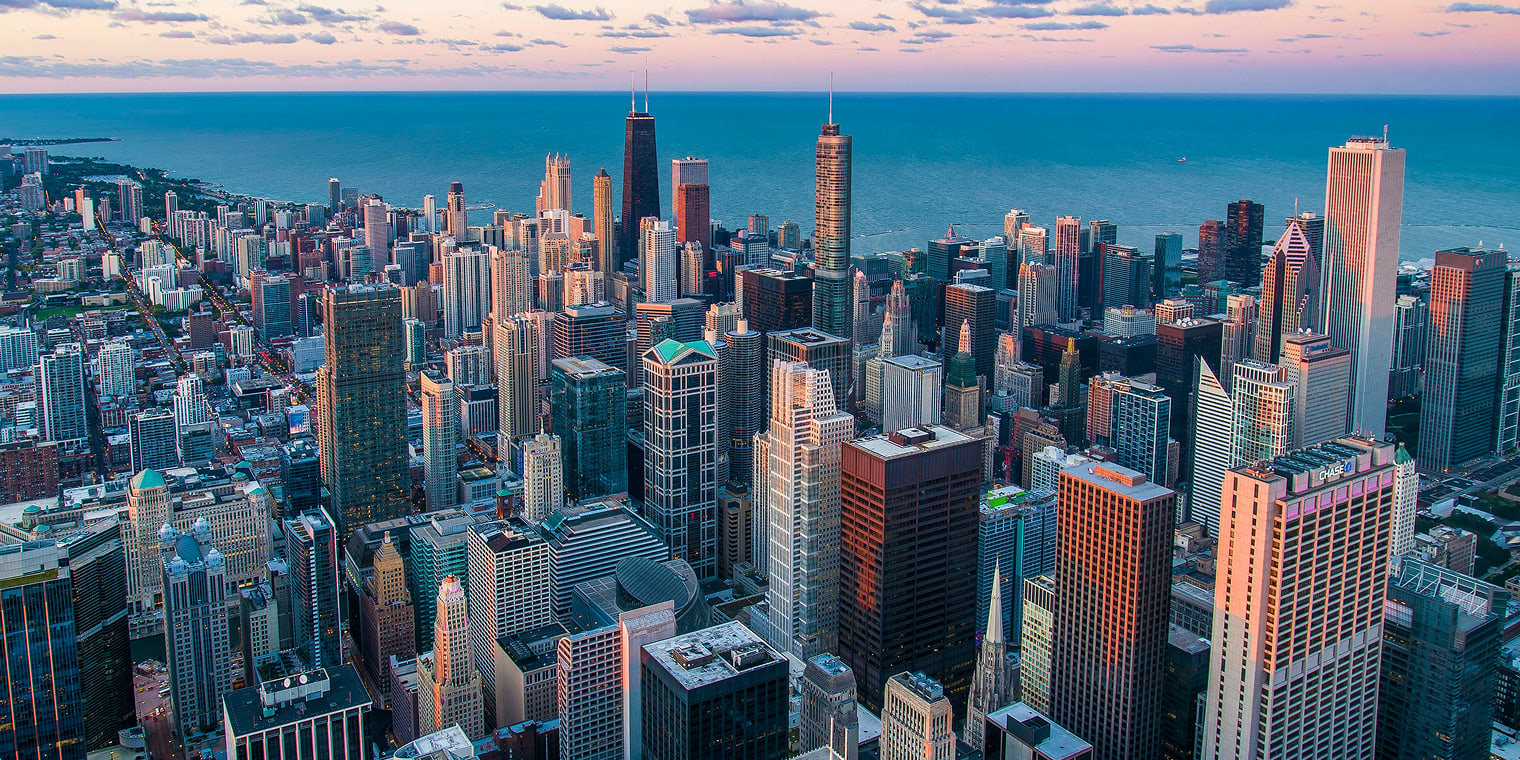 Corporate travel locations in the Midwest