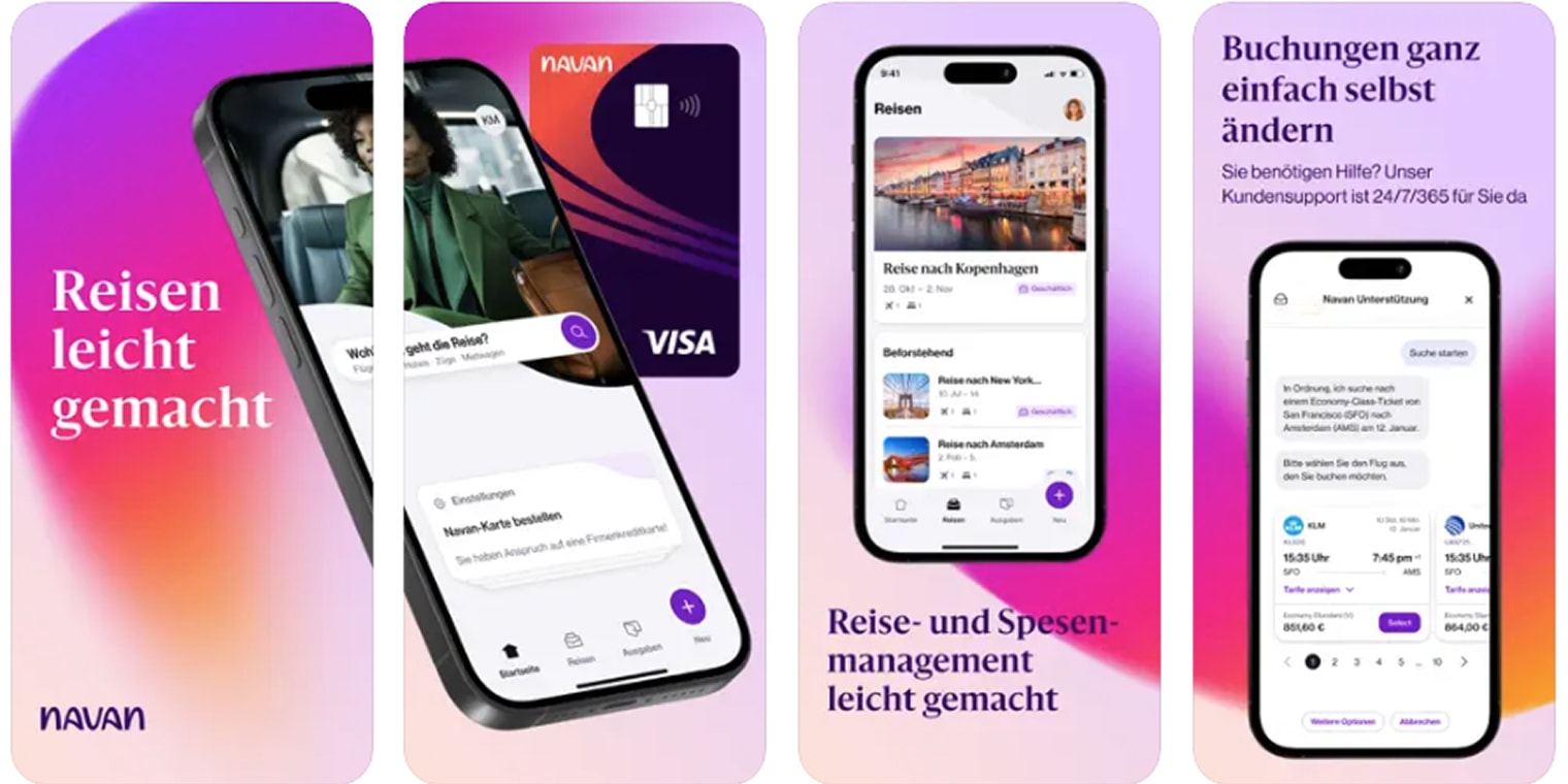 Navan mit KI für das beste Geschäftsreise- und Spesenmanagement.
